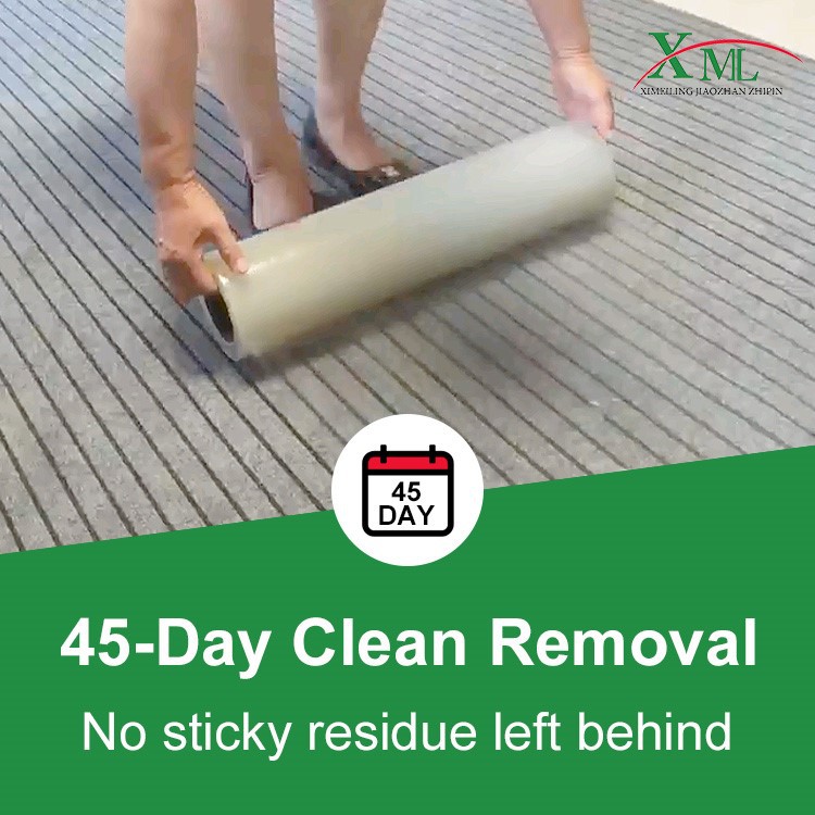 45-Day Clean Removal of Carpet Protection Film