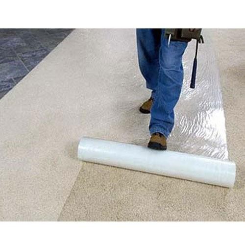 Transparent Adhesive Tape For Floor Carpet Pe Plastic Film Roll